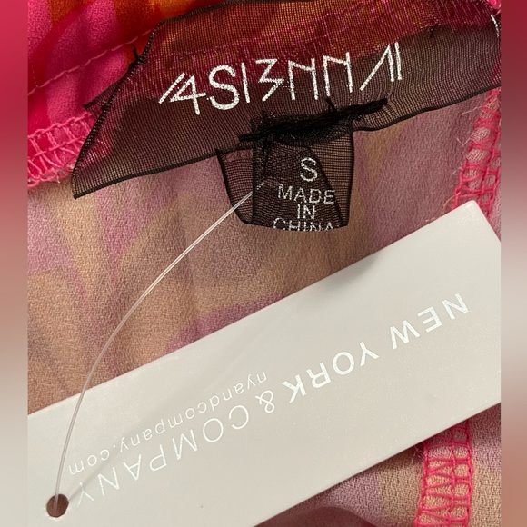 New York & Company - Tropical-Print Sleeveless Midi Dress (NWT) - Picture 7 of 10